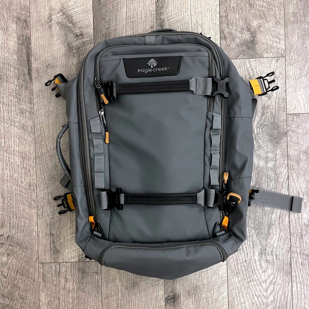 Eagle Creek Wayfinder Backpack 40L Graphite Gray Travel Laptop Daypack EC0A3ML2